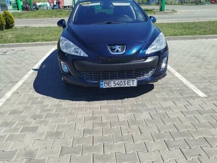 Синий Пежо 308, объемом двигателя 1.6 л и пробегом 145 тыс. км за 6250 $, фото 1 на Automoto.ua