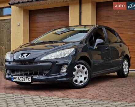 Синий Пежо 308, объемом двигателя 1.56 л и пробегом 240 тыс. км за 3900 $, фото 1 на Automoto.ua
