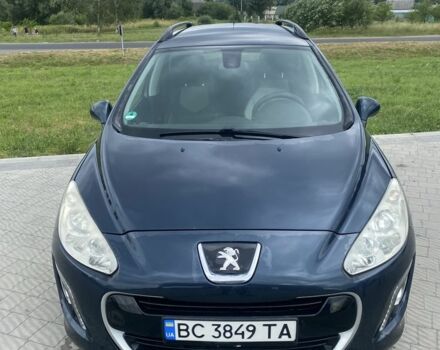Синий Пежо 308, объемом двигателя 1.6 л и пробегом 217 тыс. км за 4500 $, фото 1 на Automoto.ua