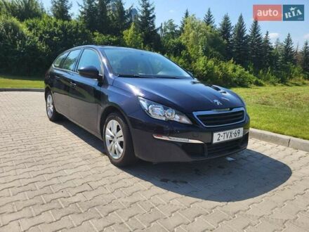Синій Пежо 308, об'ємом двигуна 1.56 л та пробігом 235 тис. км за 7850 $, фото 1 на Automoto.ua