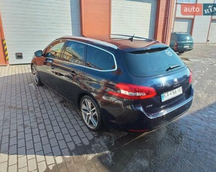 Синий Пежо 308, объемом двигателя 1.6 л и пробегом 264 тыс. км за 9000 $, фото 1 на Automoto.ua