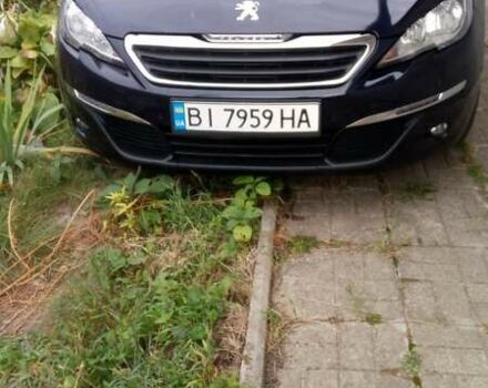 Синий Пежо 308, объемом двигателя 1.6 л и пробегом 221 тыс. км за 9500 $, фото 1 на Automoto.ua