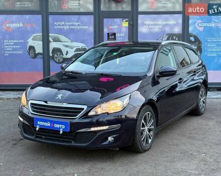 Синий Пежо 308, объемом двигателя 1.56 л и пробегом 272 тыс. км за 9000 $, фото 1 на Automoto.ua
