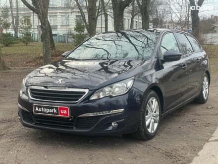 Пежо 308 2015 в Киеве на Automoto.ua Синий Пежо 308, объемом двигателя 1.6 л и пробегом 222 тыс. км за 10290 $, фото 1 на Automoto.ua