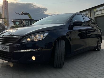 Синий Пежо 308, объемом двигателя 1.6 л и пробегом 270 тыс. км за 8200 $, фото 1 на Automoto.ua