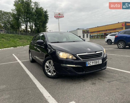 Синий Пежо 308, объемом двигателя 1.56 л и пробегом 297 тыс. км за 7500 $, фото 1 на Automoto.ua