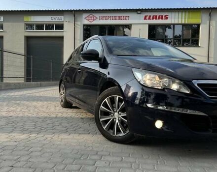 Синий Пежо 308, объемом двигателя 1.56 л и пробегом 280 тыс. км за 8000 $, фото 1 на Automoto.ua