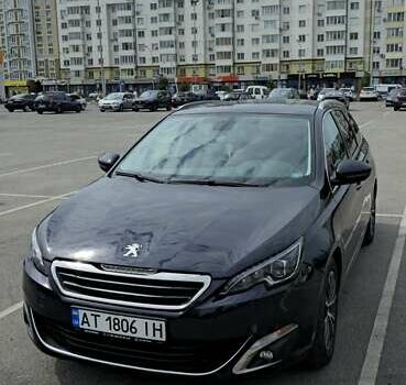 Синий Пежо 308, объемом двигателя 1.56 л и пробегом 220 тыс. км за 11300 $, фото 1 на Automoto.ua