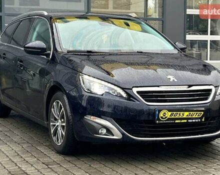 Синий Пежо 308, объемом двигателя 1.56 л и пробегом 221 тыс. км за 11000 $, фото 1 на Automoto.ua