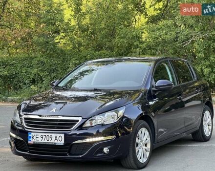 Синий Пежо 308, объемом двигателя 1.6 л и пробегом 86 тыс. км за 12600 $, фото 1 на Automoto.ua