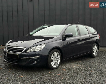 Синій Пежо 308, об'ємом двигуна 1.56 л та пробігом 196 тис. км за 9500 $, фото 1 на Automoto.ua