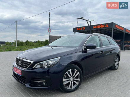 Синій Пежо 308, об'ємом двигуна 1.5 л та пробігом 1 тис. км за 13191 $, фото 1 на Automoto.ua