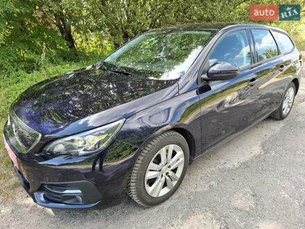 Синий Пежо 308, объемом двигателя 1.5 л и пробегом 166 тыс. км за 11900 $, фото 1 на Automoto.ua