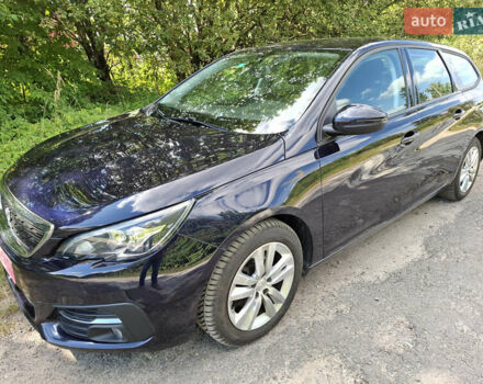 Синій Пежо 308, об'ємом двигуна 1.5 л та пробігом 166 тис. км за 11900 $, фото 1 на Automoto.ua