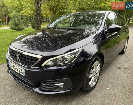 Синий Пежо 308, объемом двигателя 1.5 л и пробегом 173 тыс. км за 12400 $, фото 1 на Automoto.ua