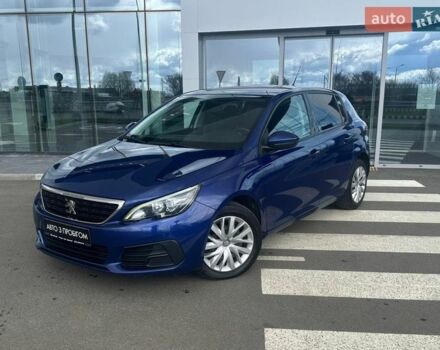 Синий Пежо 308, объемом двигателя 1.56 л и пробегом 125 тыс. км за 10918 $, фото 1 на Automoto.ua