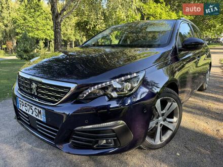 Синій Пежо 308, об'ємом двигуна 1.5 л та пробігом 142 тис. км за 14300 $, фото 1 на Automoto.ua