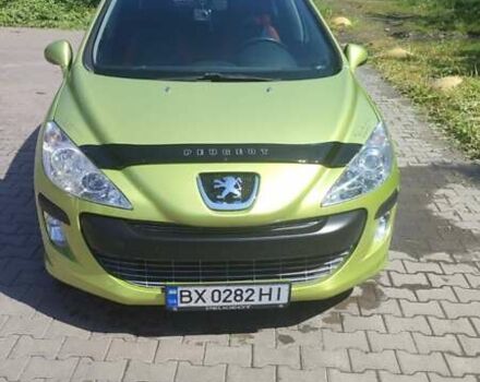 Зеленый Пежо 308, объемом двигателя 1.6 л и пробегом 80 тыс. км за 5900 $, фото 1 на Automoto.ua