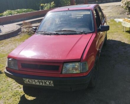 Красный Пежо 309, объемом двигателя 2 л и пробегом 300 тыс. км за 900 $, фото 1 на Automoto.ua