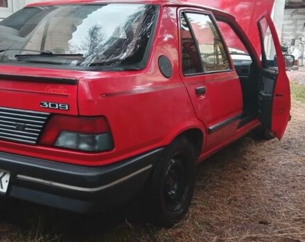 Пежо 309 1992 в Сумах на Automoto.ua Красный Пежо 309, объемом двигателя 1 л и пробегом 230 тыс. км за 797 $, фото 4 на Automoto.ua
