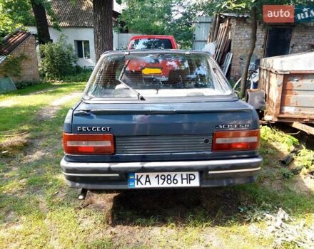 Синий Пежо 309, объемом двигателя 1.58 л и пробегом 193 тыс. км за 1249 $, фото 1 на Automoto.ua