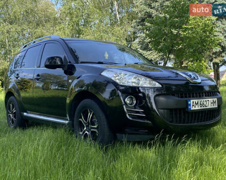 Черный Пежо 4007, объемом двигателя 2.4 л и пробегом 329 тыс. км за 7699 $, фото 1 на Automoto.ua