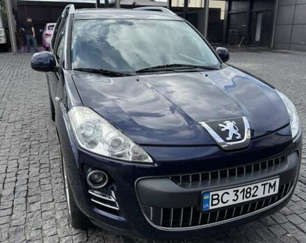 Синий Пежо 4007, объемом двигателя 2.18 л и пробегом 249 тыс. км за 9800 $, фото 1 на Automoto.ua