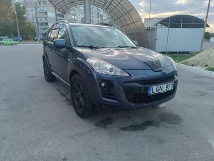 Синий Пежо 4007, объемом двигателя 2.2 л и пробегом 276 тыс. км за 6068 $, фото 1 на Automoto.ua