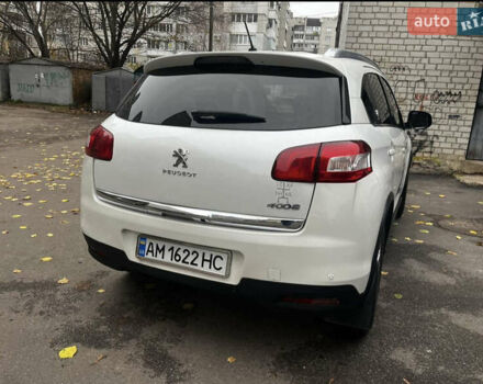 Белый Пежо 4008, объемом двигателя 2 л и пробегом 173 тыс. км за 11700 $, фото 1 на Automoto.ua