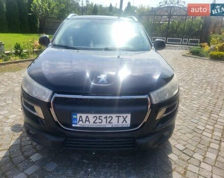 Черный Пежо 4008, объемом двигателя 2 л и пробегом 184 тыс. км за 10800 $, фото 1 на Automoto.ua