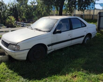 Белый Пежо 405, объемом двигателя 1.9 л и пробегом 196 тыс. км за 600 $, фото 1 на Automoto.ua