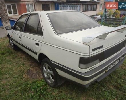 Белый Пежо 405, объемом двигателя 1.6 л и пробегом 355 тыс. км за 850 $, фото 1 на Automoto.ua