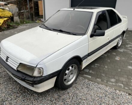 Белый Пежо 405, объемом двигателя 2 л и пробегом 160 тыс. км за 800 $, фото 1 на Automoto.ua