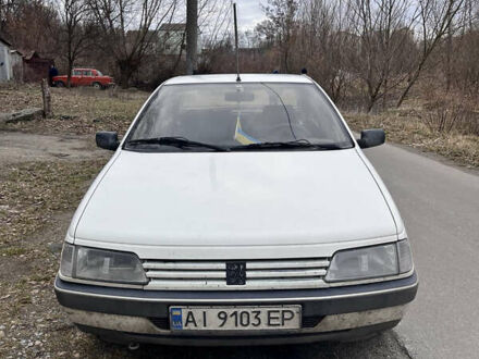 Пежо 405 1987 в Белой Церкве на Automoto.ua Белый Пежо 405, объемом двигателя 1.9 л и пробегом 270 тыс. км за 1900 $, фото 1 на Automoto.ua
