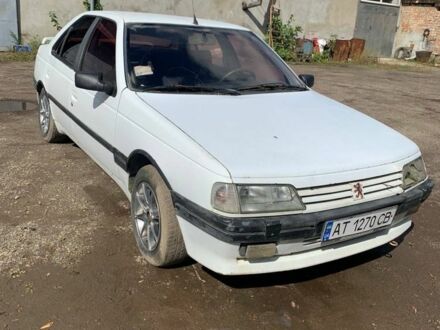 Белый Пежо 405, объемом двигателя 1.9 л и пробегом 408 тыс. км за 400 $, фото 1 на Automoto.ua