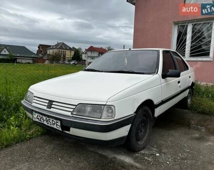 Белый Пежо 405, объемом двигателя 1.6 л и пробегом 215 тыс. км за 1499 $, фото 1 на Automoto.ua