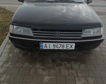 Черный Пежо 405, объемом двигателя 1.9 л и пробегом 270 тыс. км за 700 $, фото 1 на Automoto.ua