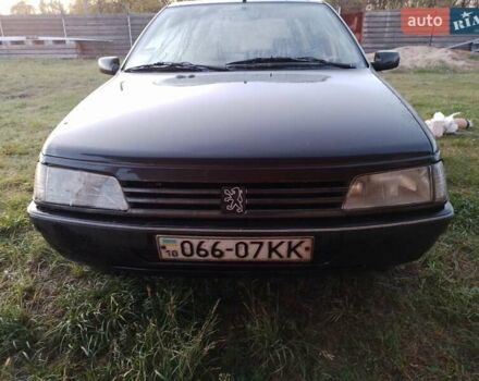 Черный Пежо 405, объемом двигателя 1.9 л и пробегом 555 тыс. км за 1999 $, фото 1 на Automoto.ua