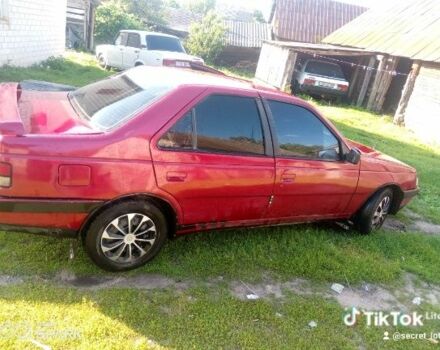 Червоний Пежо 405, об'ємом двигуна 1 л та пробігом 27 тис. км за 600 $, фото 6 на Automoto.ua