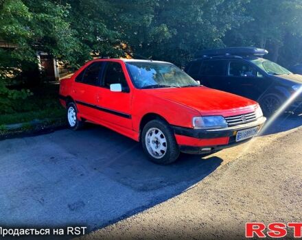 Красный Пежо 405, объемом двигателя 1.9 л и пробегом 148 тыс. км за 460 $, фото 1 на Automoto.ua