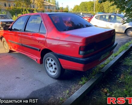 Красный Пежо 405, объемом двигателя 1.9 л и пробегом 148 тыс. км за 460 $, фото 2 на Automoto.ua