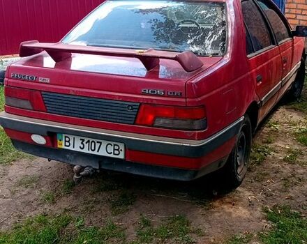 Красный Пежо 405, объемом двигателя 1.6 л и пробегом 0 тыс. км за 1500 $, фото 1 на Automoto.ua