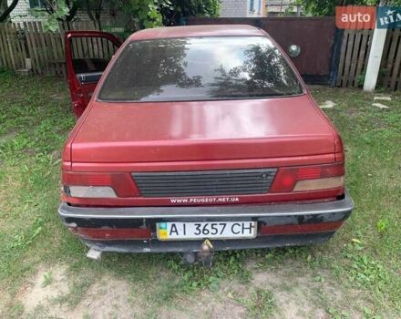 Красный Пежо 405, объемом двигателя 1.9 л и пробегом 300 тыс. км за 548 $, фото 4 на Automoto.ua