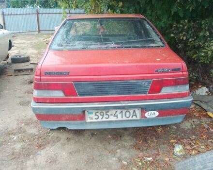 Красный Пежо 405, объемом двигателя 1 л и пробегом 50 тыс. км за 300 $, фото 3 на Automoto.ua