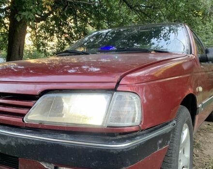 Красный Пежо 405, объемом двигателя 1.9 л и пробегом 300 тыс. км за 548 $, фото 2 на Automoto.ua