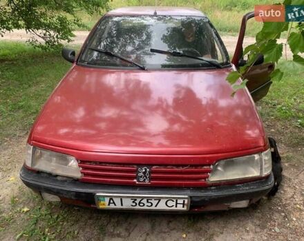 Красный Пежо 405, объемом двигателя 1.9 л и пробегом 300 тыс. км за 548 $, фото 2 на Automoto.ua