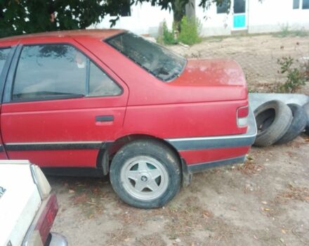 Красный Пежо 405, объемом двигателя 1 л и пробегом 50 тыс. км за 300 $, фото 2 на Automoto.ua