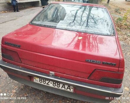 Красный Пежо 405, объемом двигателя 1.9 л и пробегом 130 тыс. км за 1800 $, фото 5 на Automoto.ua