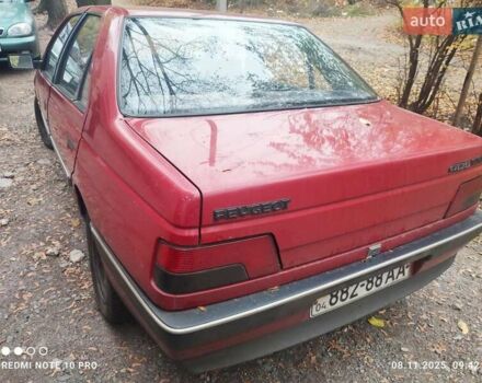 Красный Пежо 405, объемом двигателя 1.9 л и пробегом 130 тыс. км за 1800 $, фото 3 на Automoto.ua