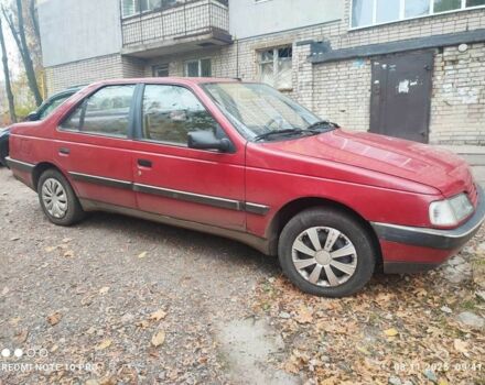 Красный Пежо 405, объемом двигателя 1.9 л и пробегом 130 тыс. км за 1800 $, фото 2 на Automoto.ua